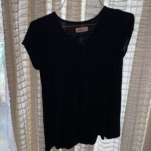 black hollister shirt. never worn.